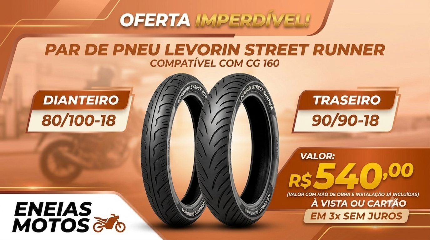 Promoção Pneu Levorin Street Runner