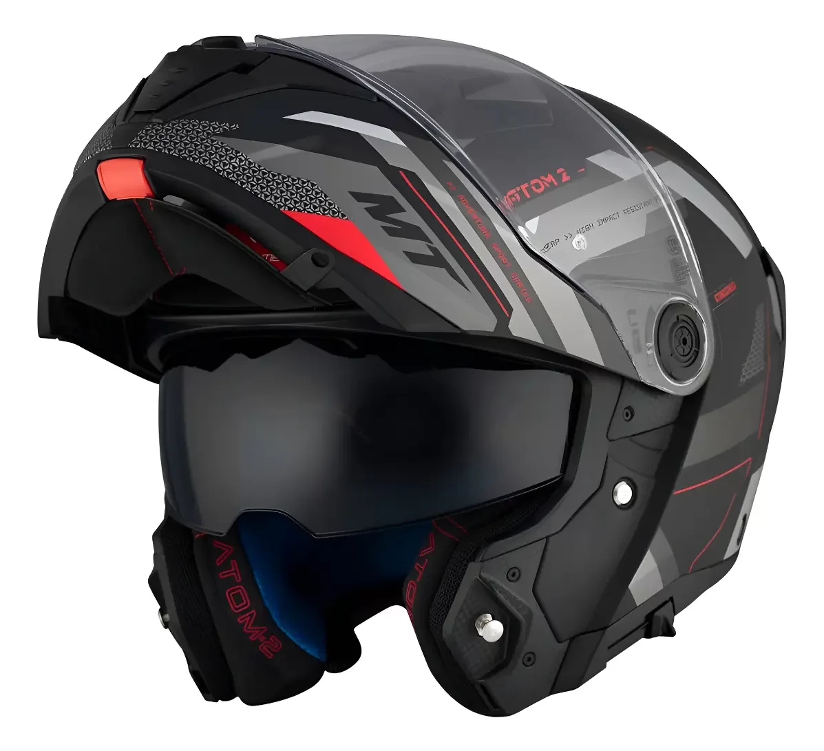 Capacete MT Atom 2 SV – Bast D5 Matte