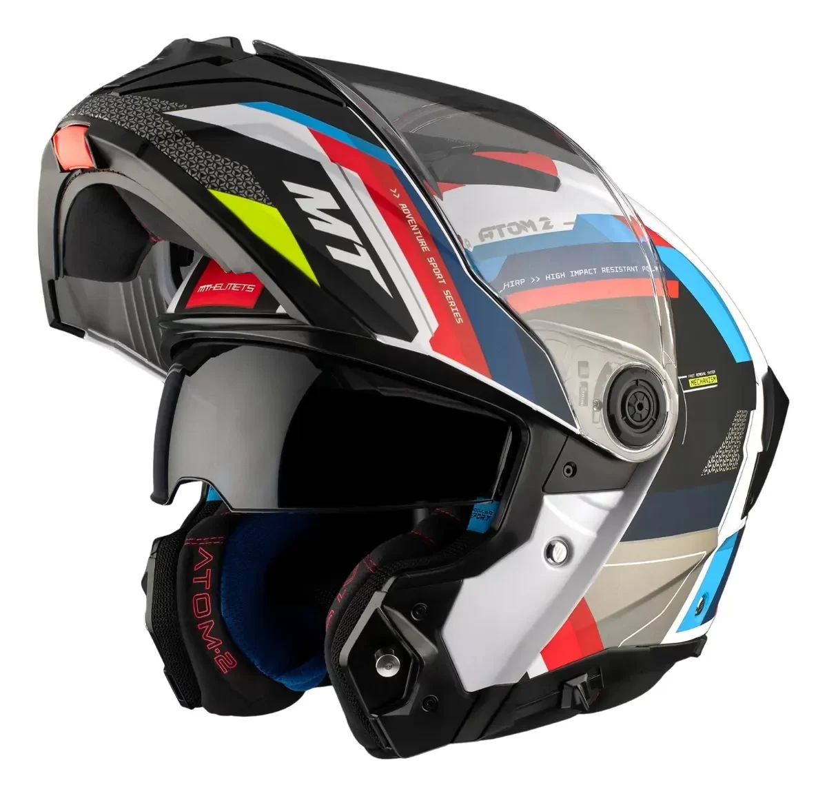 Capacete MT Atom 2 SV – Pearl Branco Gloss