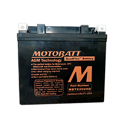 Bateria Motobatt Agm Mbtx20u-hd 21 Ah (Ytx20l-bs / Ytx20-bs)