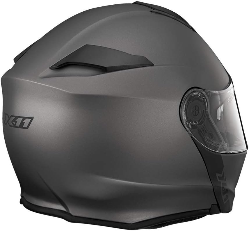 Capacete X-11 Turner Escamoteável Cinza - Imagem 2